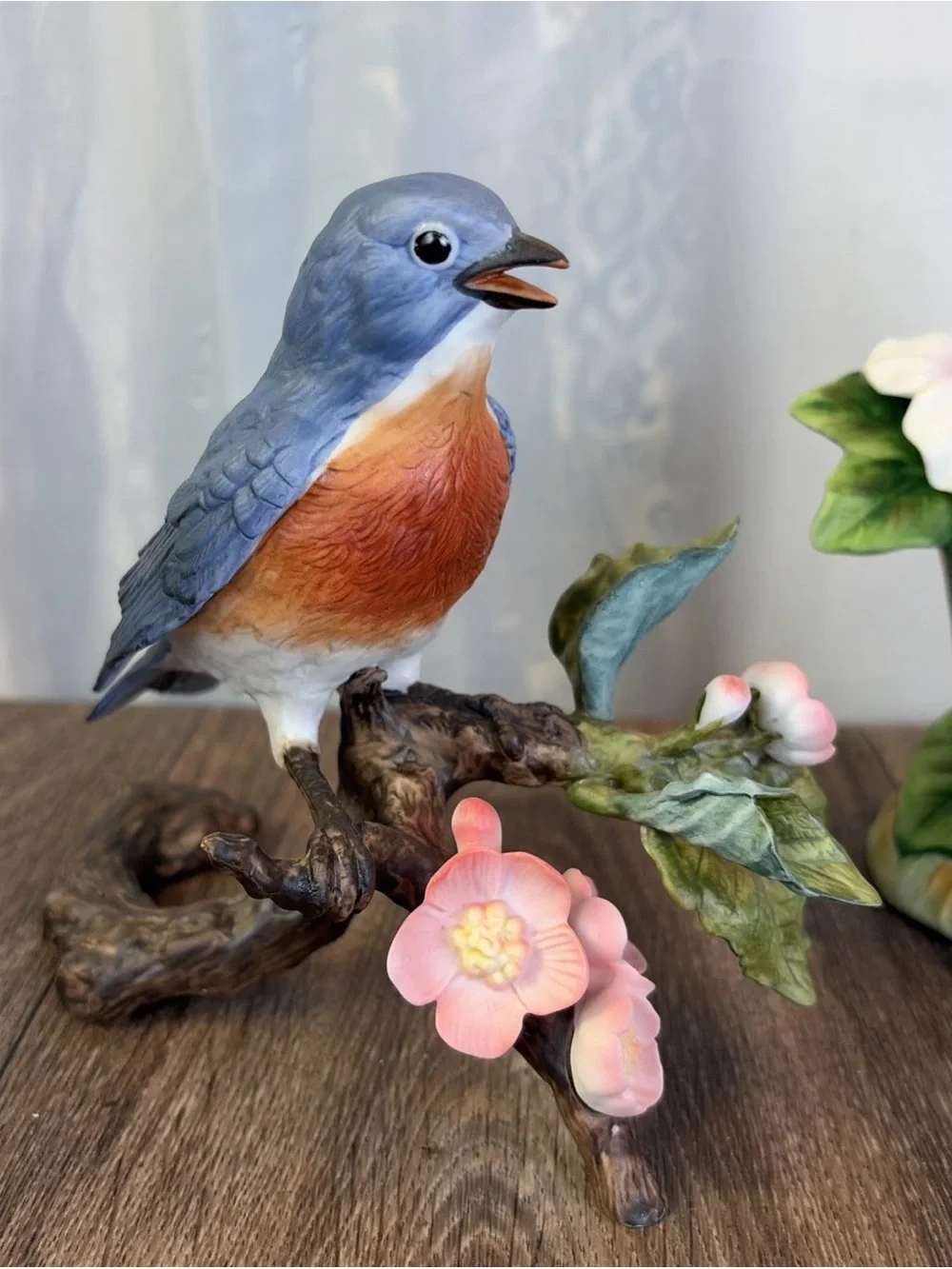Vintage Avon Cardinal, Hummingburd,  Bluebird Porcelain Figurine  1985 & 1986